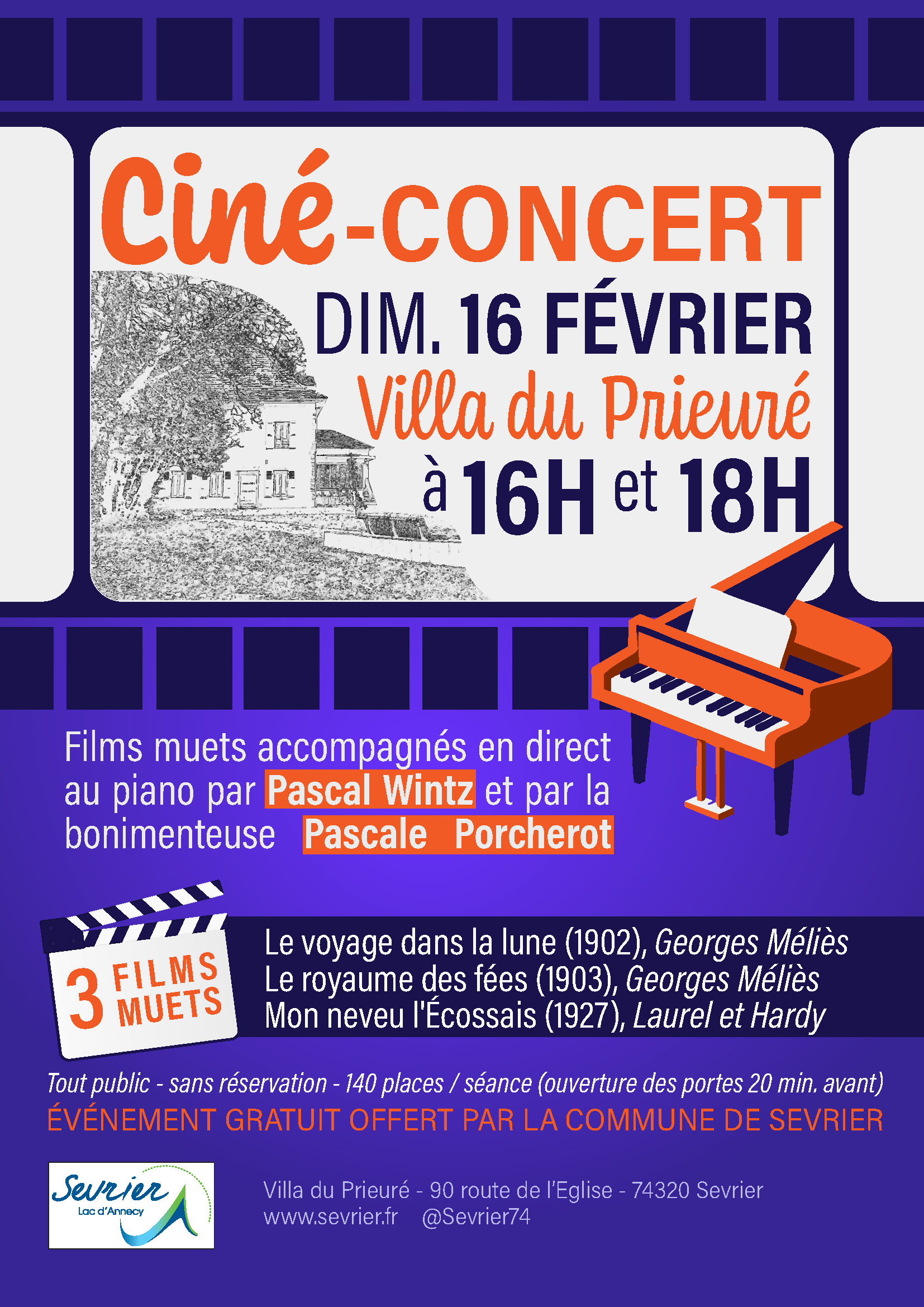 cine concert sevrier
